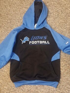 2 Hoodies.  Lions Football Hoodie &  Golden Knights NHL Hoodie (Medium)